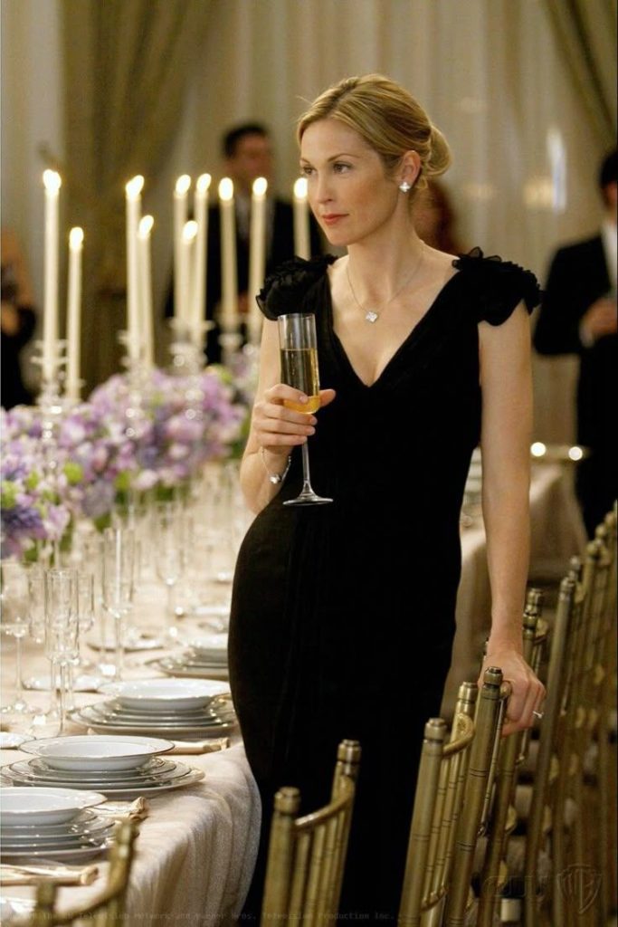 Lily van der Woodsen style black mini dress 9