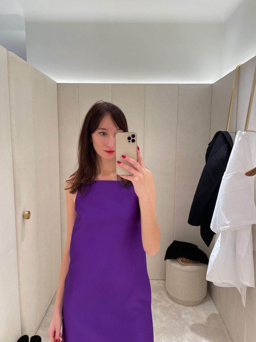Valentino review Royal purple Valentino dress